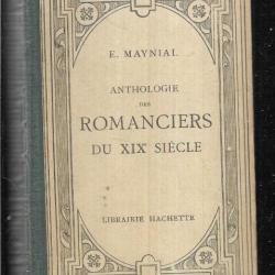 anthologie des romanciers du XIXe siècle de e.maynial