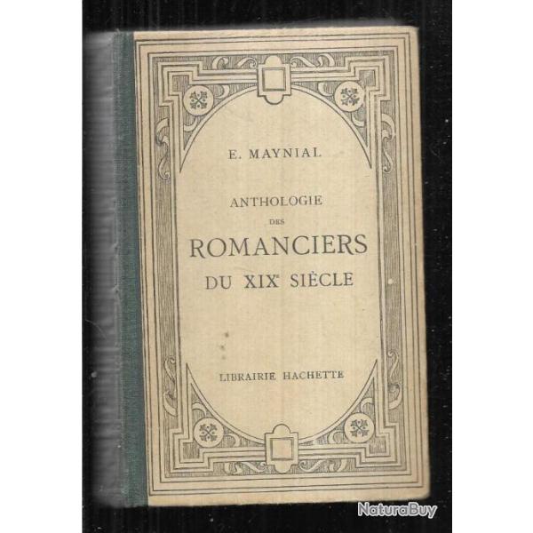 anthologie des romanciers du XIXe sicle de e.maynial