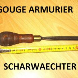 GOUGE armurier marque SCHARWAECHTER largeur 11.80 mm - VENDU PAR JEPERCUTE (D23B590)