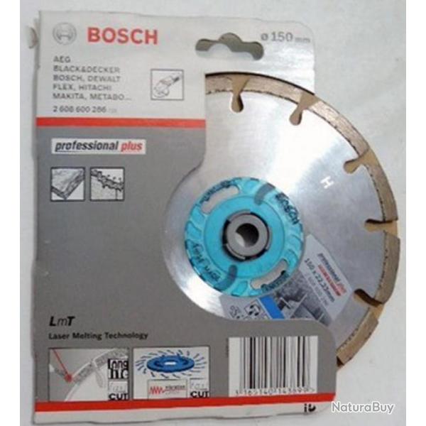 Disque  trononner 150mm diamant Bosch Professional Ref 2608600286