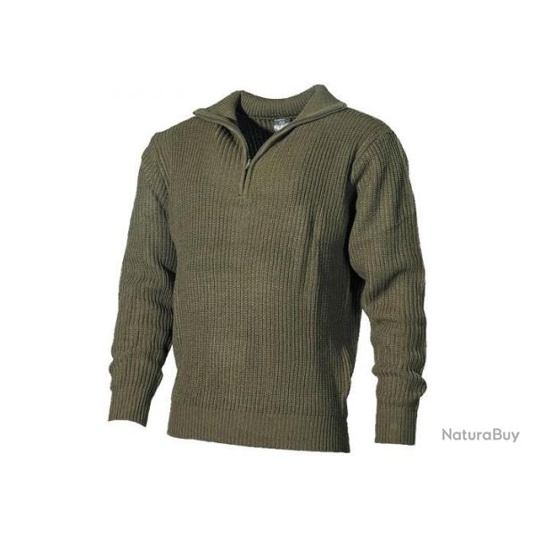 PULL CAMIONNEUR OLIVE