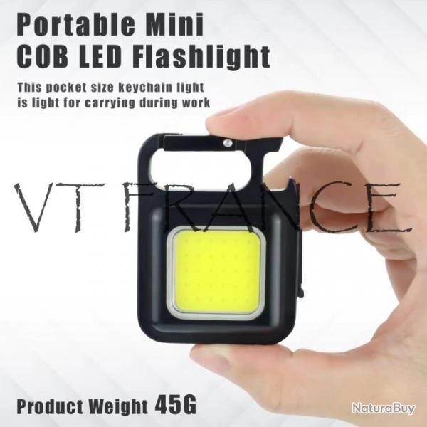 Porte Cle LED COB Multifonction, Modele: A