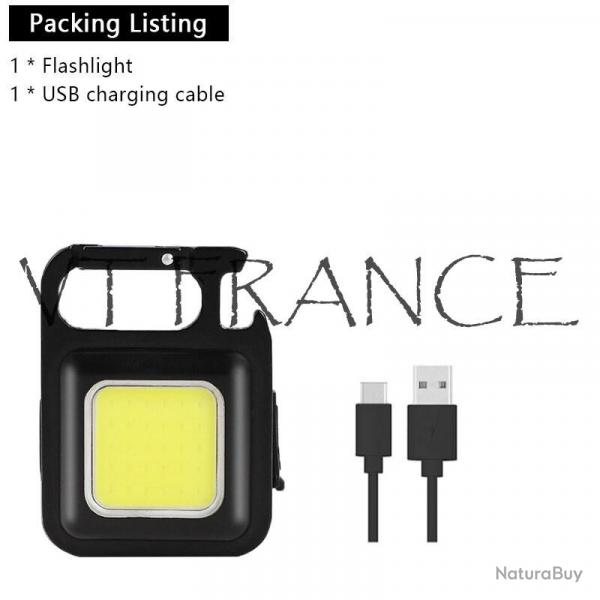 Porte Cle LED COB Multifonction, Modele: B