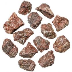 Pierres brutes calcite brun-rouge - 4 à 5 cm - 250 grammes