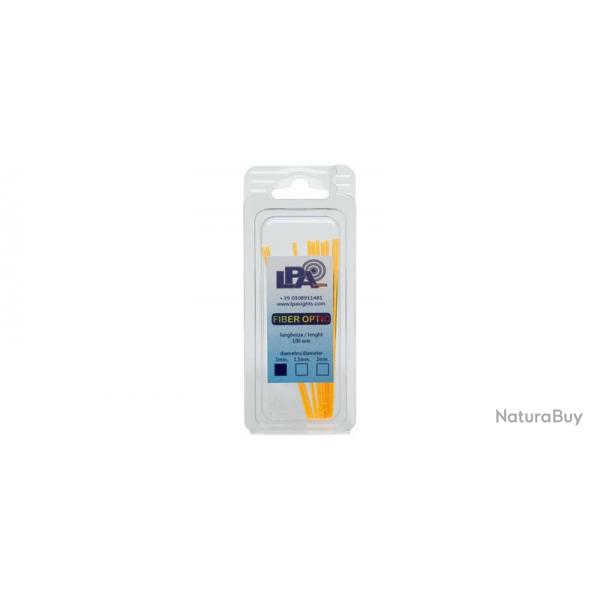 Fibre Optique Dia 1Mm Long 100Mm Jaune (Par 10) - BF010J