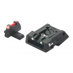 Hausse Et Guidon Fibre Optique LPA Pour Colt Xse (Novak) - SPF04XE