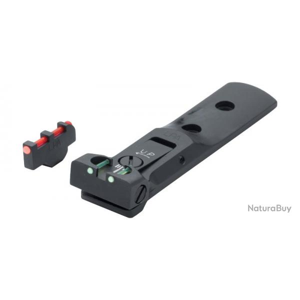 Hausse Fibre Optique LPA Pour Revolver S&W 6Xx Avec Guidon Stand - TXT02F1