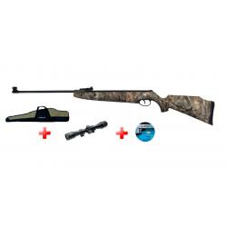 Pack NORICA Carabine Dragon Camo- Lunettes 4X32- Colliers- Pbs 250 -Housse