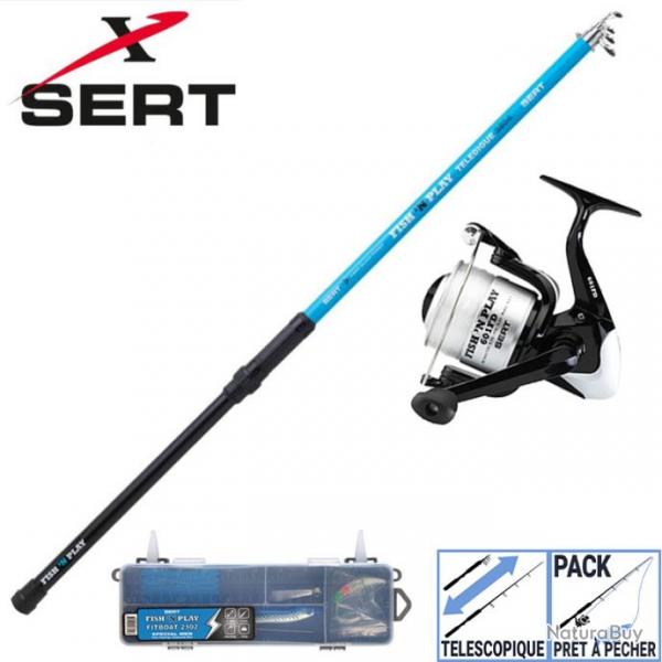 DESTOCKAGE ! Kit Prt  Pcher Sert Fish N Play Teledigue 3604 + 601FD + Box