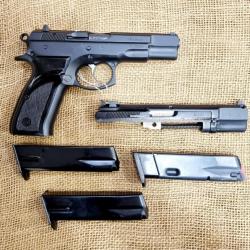 Pistolet cz 75 B 75 B  9x19 + conversion kadet cz calibre 22 lr état top 2 armes pour le prix de une