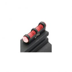 Guidon fibre optique LPA pour arme de chasse dia. filetage 2.6mm - Rouge