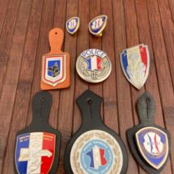 LOT 1 POLICE / POLICE NATIONALE 8 PIECES