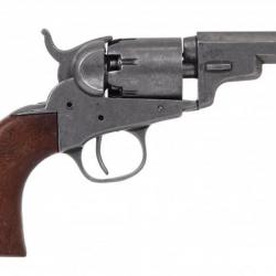 PISTOLET COLT WELL FARGO USA 1849 POCKET BOIS ET ARGENT METAL AVEC GACHETTE