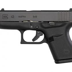 Pistolet Glock 43 - Cal. 9x19mm - Fileté