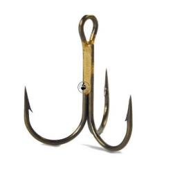 Hameçon Triple VMC 9649 Rond par 10 10 BZ - Bronze