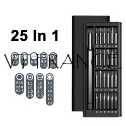 Kit Mini Tournevis Pro de Precision, Modele: 25pcs