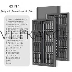 Kit Mini Tournevis Pro de Precision, Modele: 63pcs
