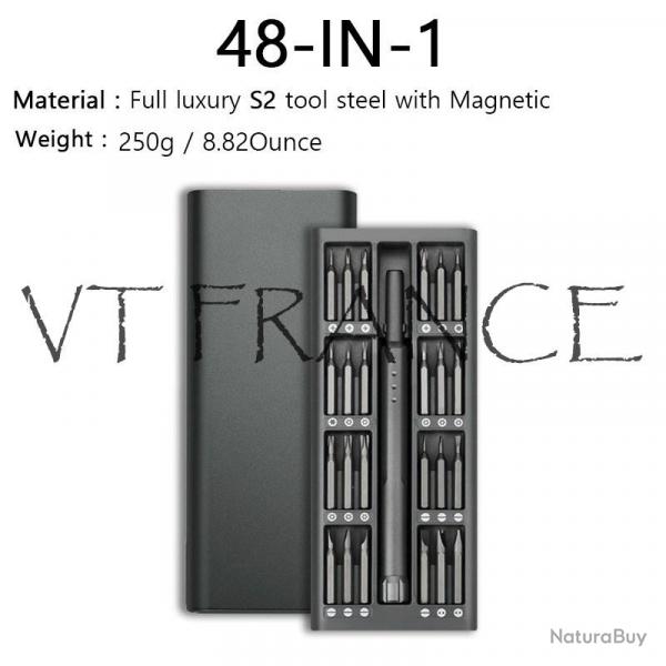 Kit Mini Tournevis Pro de Precision, Modele: 48pcs