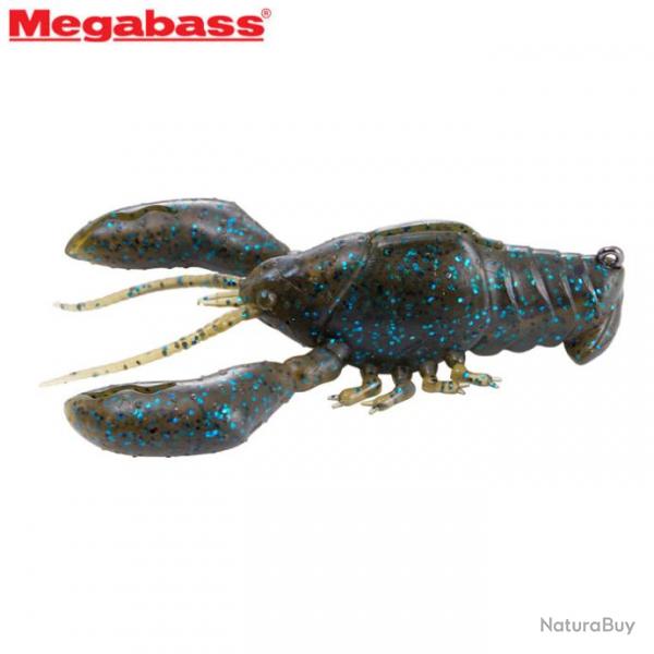 Leurre Megabass Sleeper Craw 3 5/8 Greenpumpkin Blue