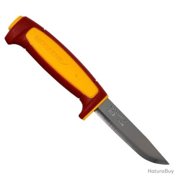 Couteau outdoor Mora Basic 511 Rouge/jaune dition 2023