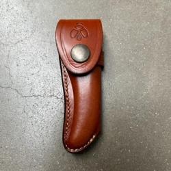 ETUI COUTEAU LAGUIOLE BRUN PETIT MODELE