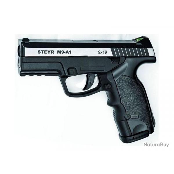 ASG - PISTOLET GNB STEYR M9-A1 BICOLORE 4.5 CO2-BBS