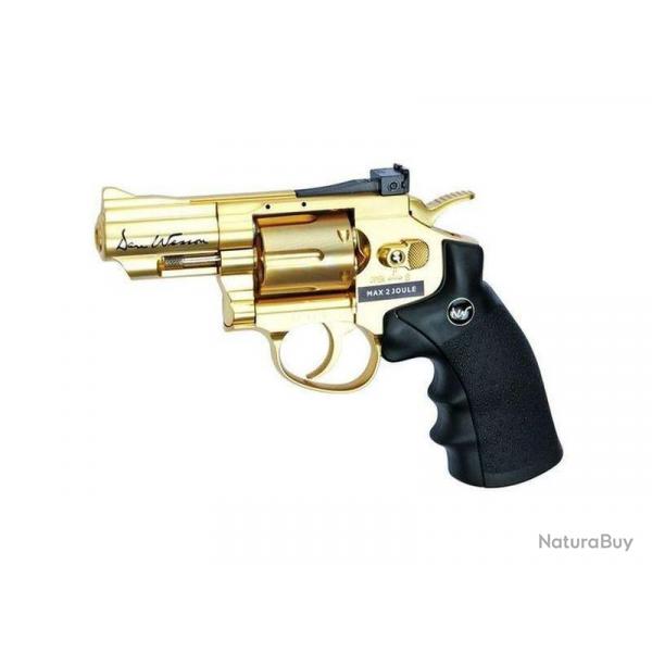 ASG - REVOLVER GNB DAN WESSON 2.5'' GOLD 4.5 CO2-BBS