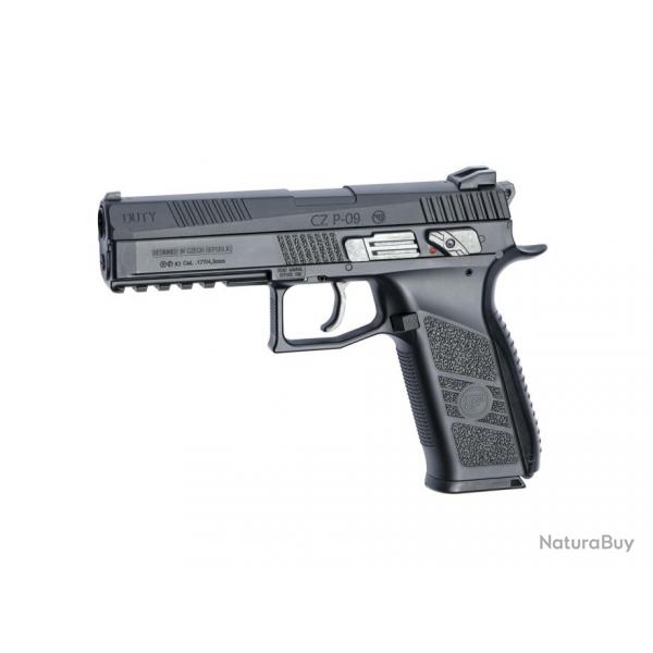 ASG - PISTOLET GBB CZ P09- DUTY CO2 4.5 -PLOMBS OU BBS