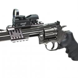 ASG - REVOLVER GNB DAN WESSON DW715 6'' STEEL GREY 4.5 CO2 -PLOMBS