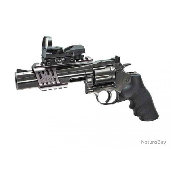 ASG - REVOLVER GNB DAN WESSON DW715 6'' STEEL GREY 4.5 CO2 -PLOMBS