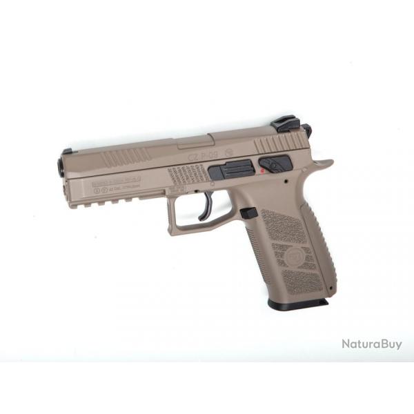 ASG - PISTOLET GBB CZ P-09 FDE CO2 4.5 -PLOMBS OU BBS