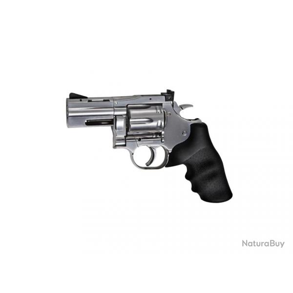 ASG - REVOLVER GNB DAN WESSON DW715 2.5'' SILVER 4.5 CO2- PLOMBS