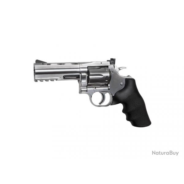 ASG - REVOLVER GNB DAN WESSON DW715 4'' SILVER 4.5 CO2- PLOMBS