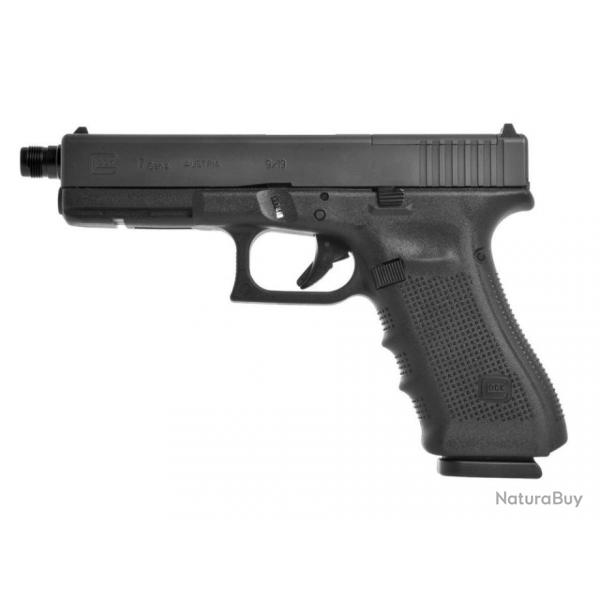 Glock 17 Gen4 MOS (Modular Optic System) avec canon filet 9x19