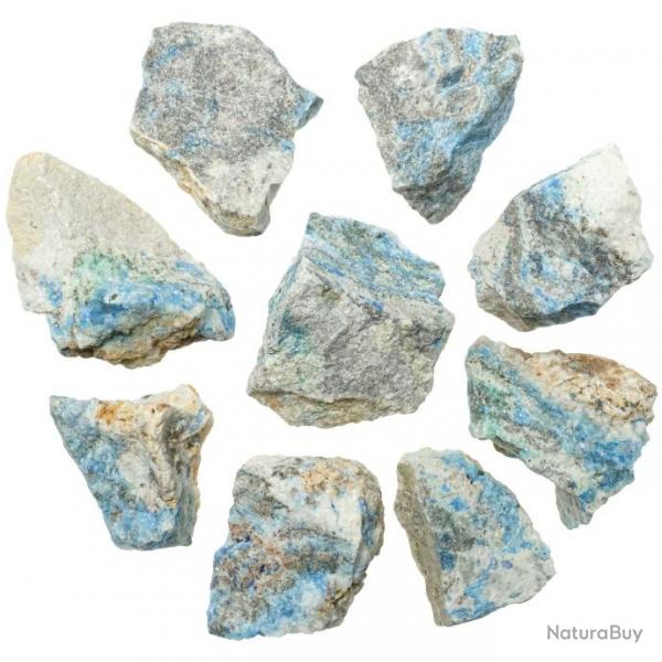 Pierres brutes linarite - 4  6 cm - Lot de 3