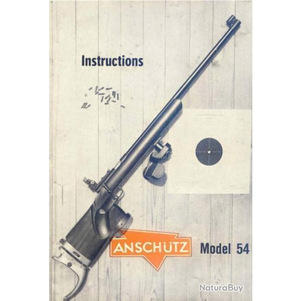 notice carabine ANSCHUTZ 54 (envoi par mail) - VENDU PAR JEPERCUTE (m1574)