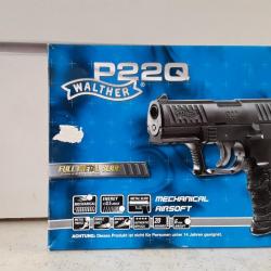 9615  PISTOLET AIRSOFT WALTHER P22Q  SPRING 6MM 0,5 JOULES  NEUF