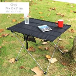 Table Pliante Portable en Aluminium Pique-Nique Camping Pêche Randonnée Pratique Haute Qualité