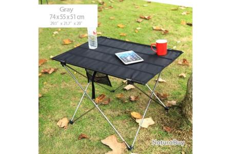 Table Pliante Portable en Aluminium Pique-Nique Camping Pêche