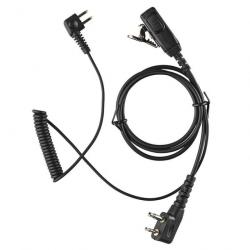Câble adaptateur pour casque anti-bruit PELTOR SPORTTAC - connectique type Midland S2