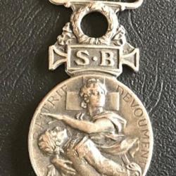 Medaille - Société Française de Secours aux Blessés Militaires 1864-1866