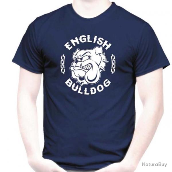T-SHIRT ENGLISH BULLDOG - Bull Dog Anglais chien molosse  British Ide cadeau fte Anniversaire Nol