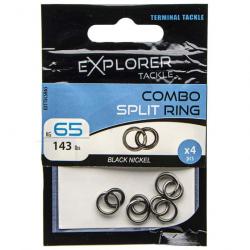 Combo Split Ring Explorer Tackle 65kg Simple
