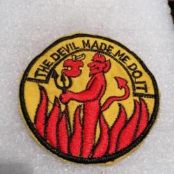 Patch armée us THE DEVIL MADE ME DO IT ORIGINAL 2