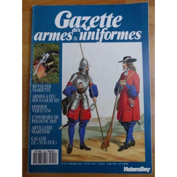 Gazette des armes et des uniformes N 210