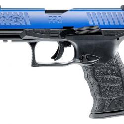 Pistolet défense PPQ M2 T4E Walther cal.43 noir/bleu 8cps