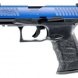 Pistolet défense PPQ M2 T4E Walther cal.43 noir/bleu 8cps