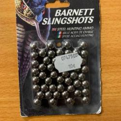 Billes acier de chasse - Barnett Slingshots - Lance pierres