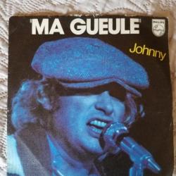 Disque 45T Johnny Hallyday année 1979 en excellent état