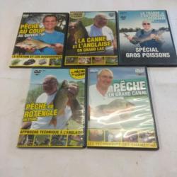 Lot de DVD N°1 pêches diverses